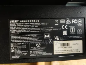 MSI G255F Gaming Monitor