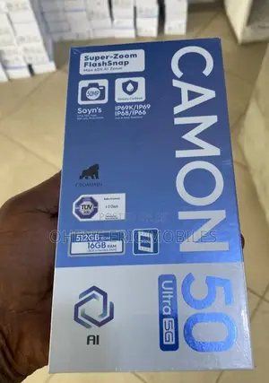 New Tecno Camon 50 Ultra 512 GB Black