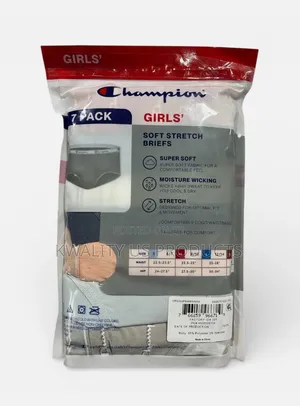 Champion Girls 7-Pack Stretch Briefs - 12-16 Years