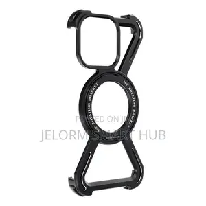 Titanium With Ring Stand for iPhone 16 Pro Max (6,9′′) – Black