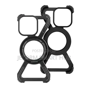 Titanium With Ring Stand for iPhone 16 Pro Max (6,9′′) – Black