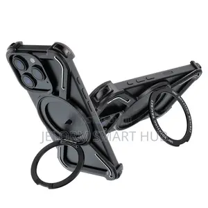 Titanium With Ring Stand for iPhone 16 Pro Max (6,9′′) – Black