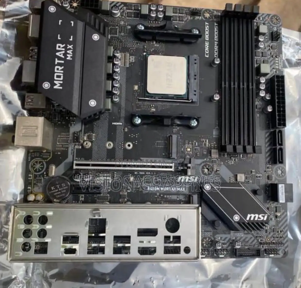 CPU RYZEN 5 3600 MOTHERBOARD B450M Mortar Max Gaming Board and CPU