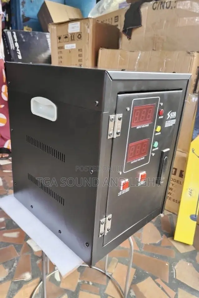 STA ST-AVR10000VA Single Phase Digital AC Automatic Voltage Regulator
