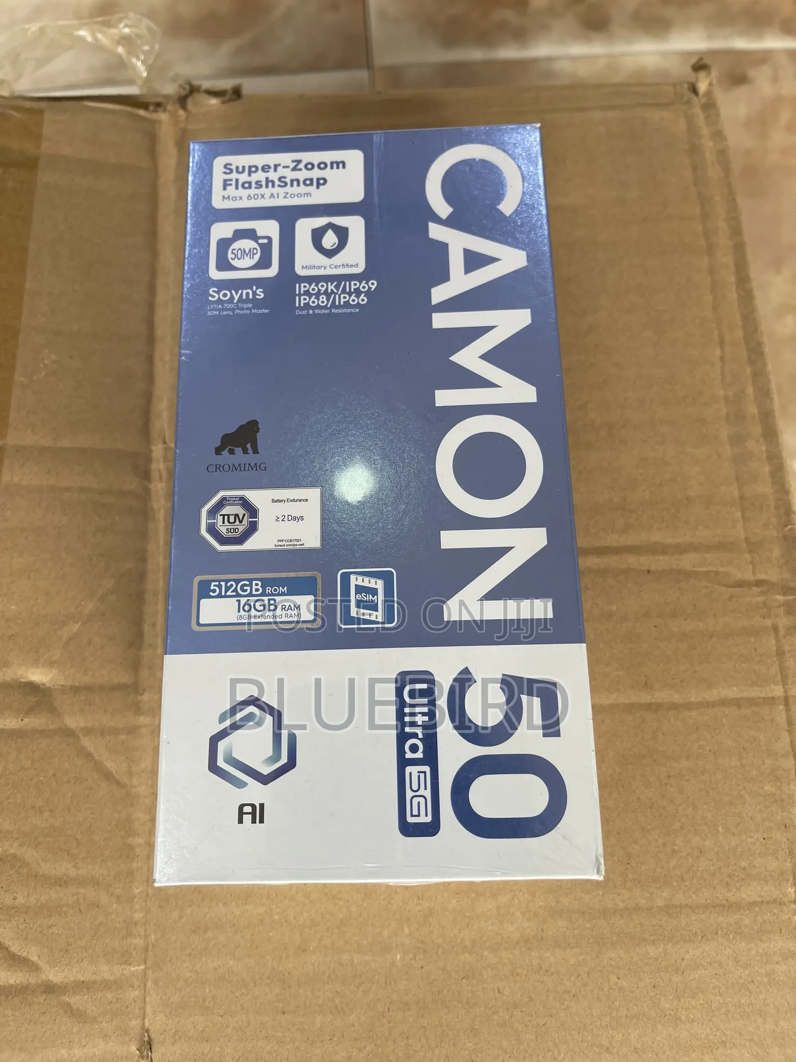 New Tecno Camon 50 Ultra 512 GB Black