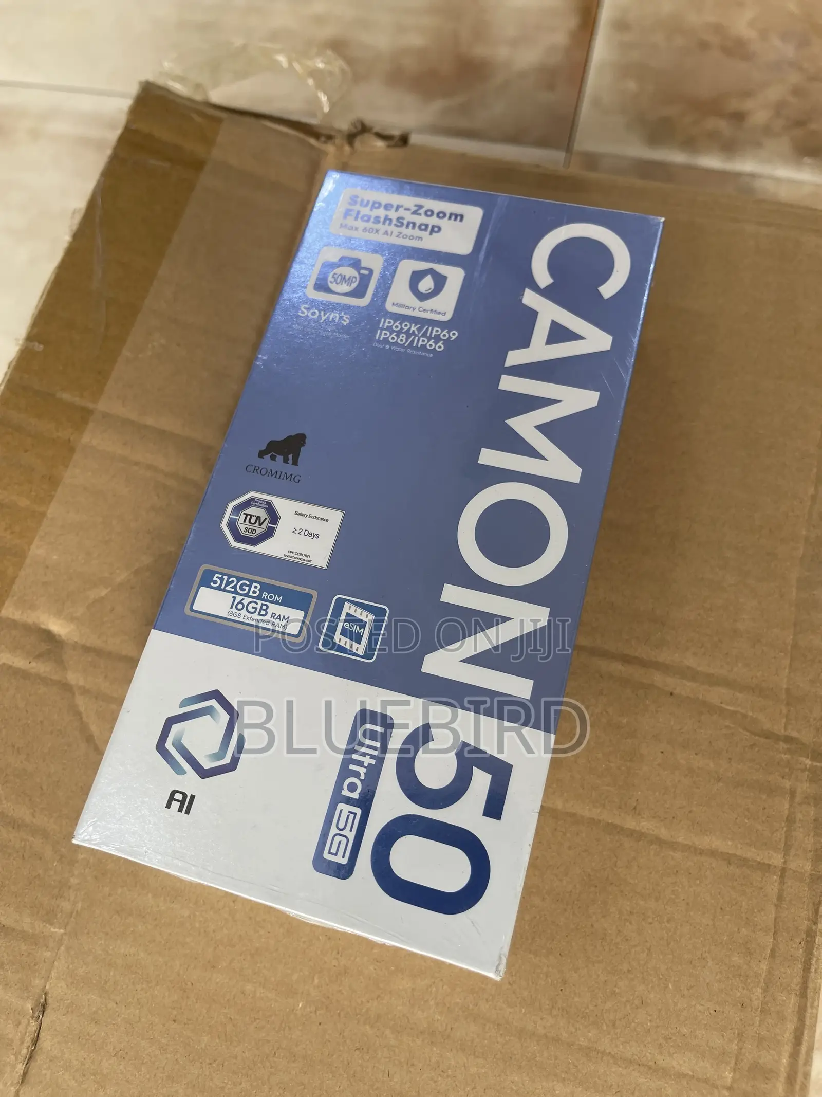 New Tecno Camon 50 Ultra 512 GB Black