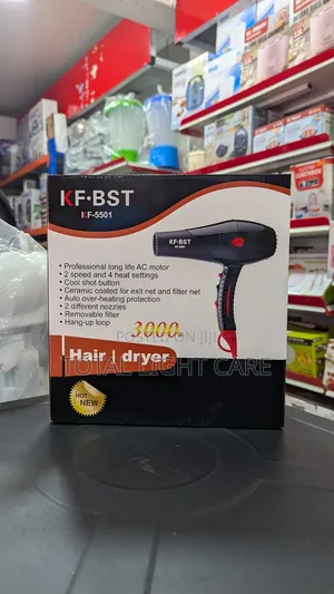 Hair Dryer 3000W With Comb and Nozzles
