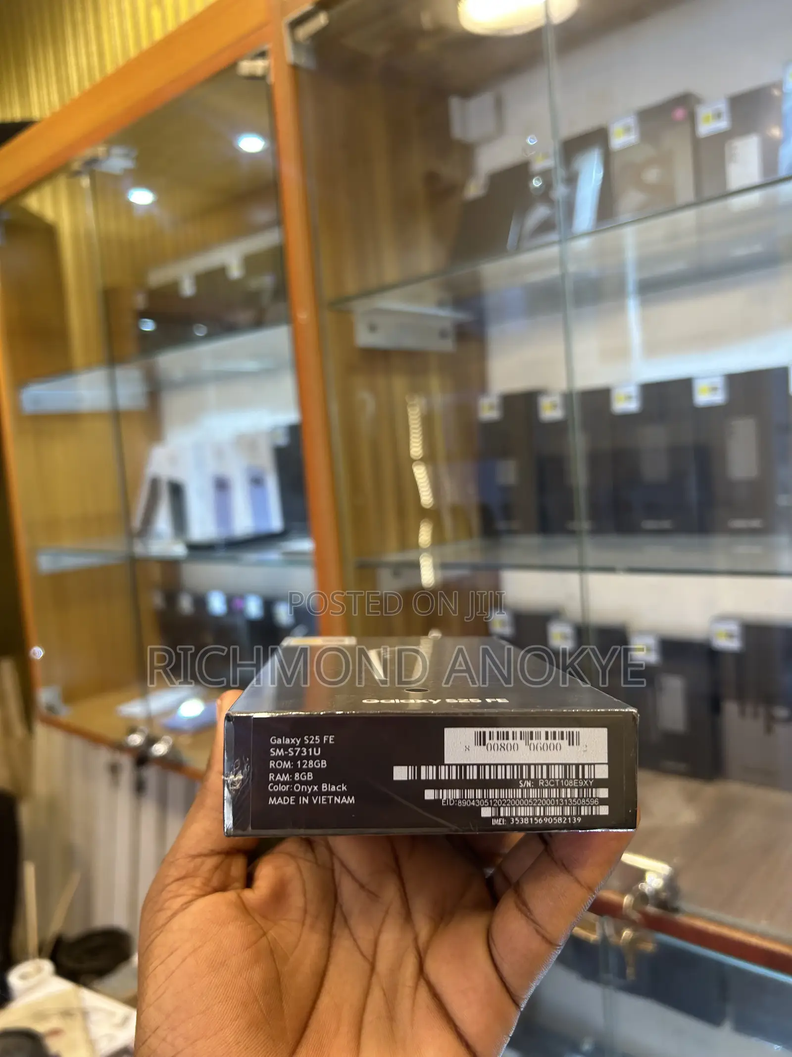 New Samsung Galaxy S25 FE 256 GB Black