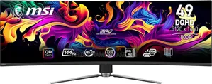 Msi Gaming Monitor QD-OLED, 49 Curved OLED Gaming Monitor 5120 X 1440