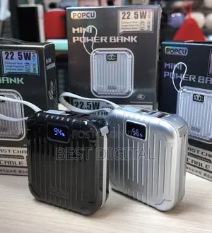 Mini Power Bank- 22.5W Fast Charging-10000mAh Capacity-Airplane Safe