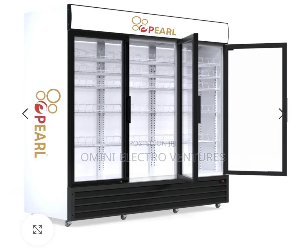 Brand New Pearl Showcase Refrigerator 3doors