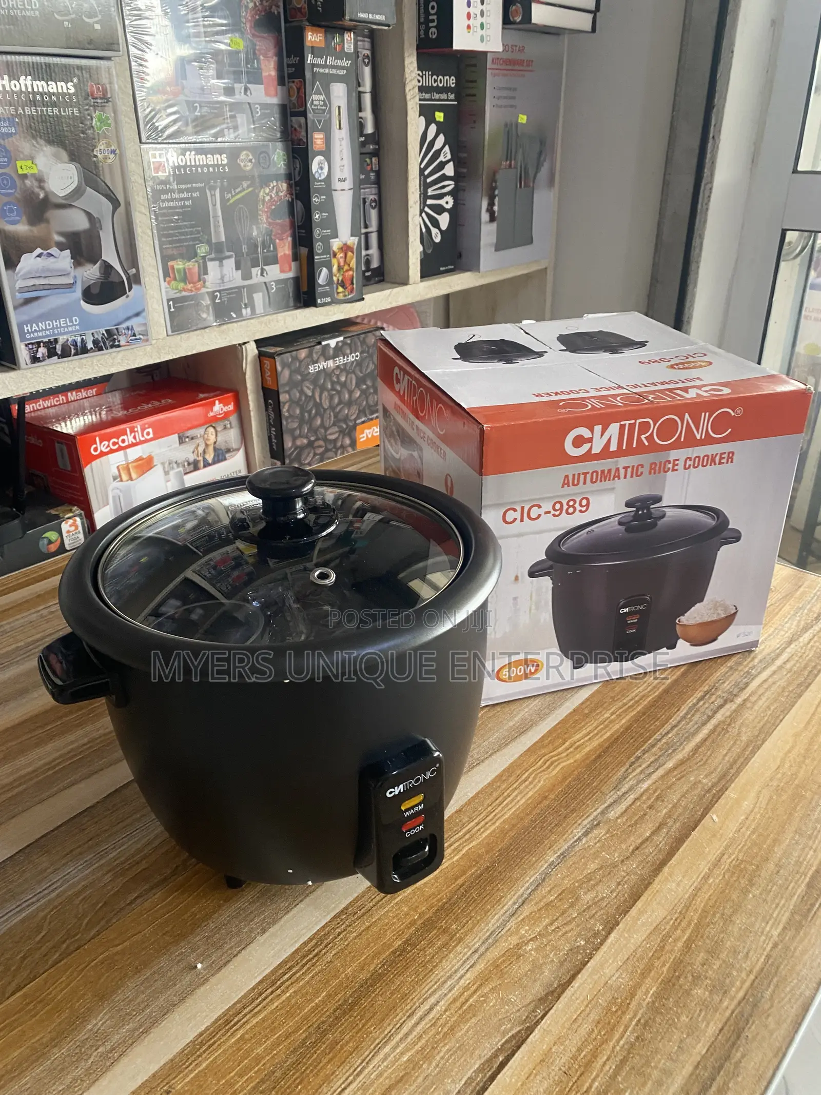 Citronic 500W Electric Rice Cooker - Automatic Cook Warm 3L