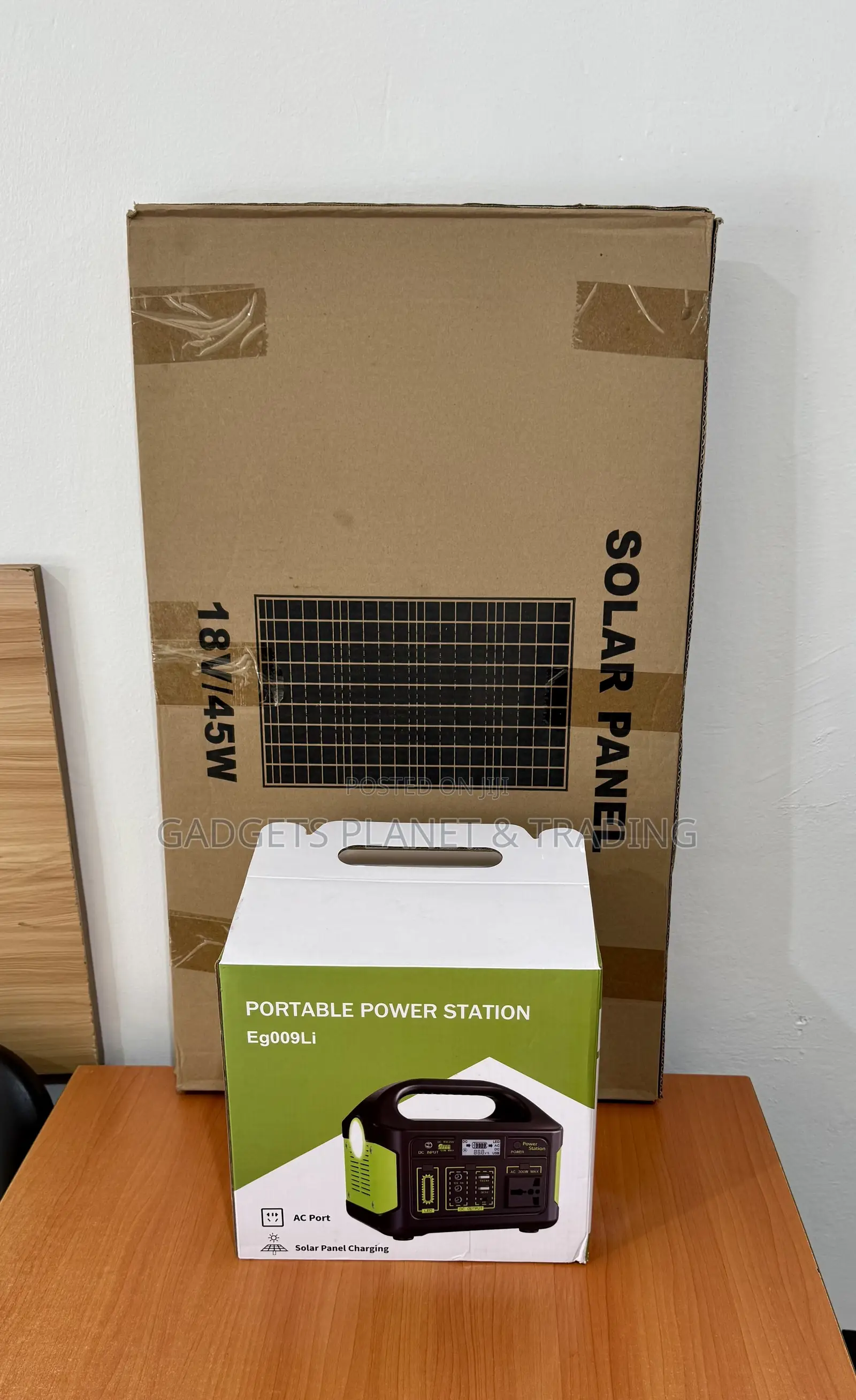 300W DC Lithium-Ion Portable Power Station With Outdoor Solar Panel