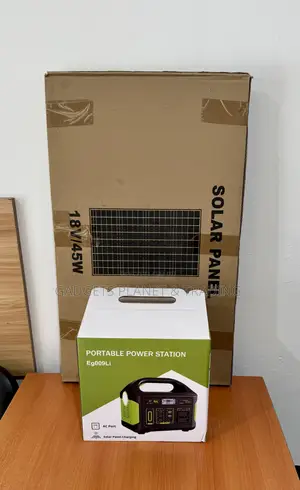 300W DC Lithium-Ion Portable Power Station With Outdoor Solar Panel