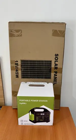 300W DC Lithium-Ion Portable Power Station With Outdoor Solar Panel