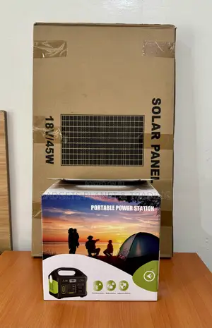 300W DC Lithium-Ion Portable Power Station With Outdoor Solar Panel