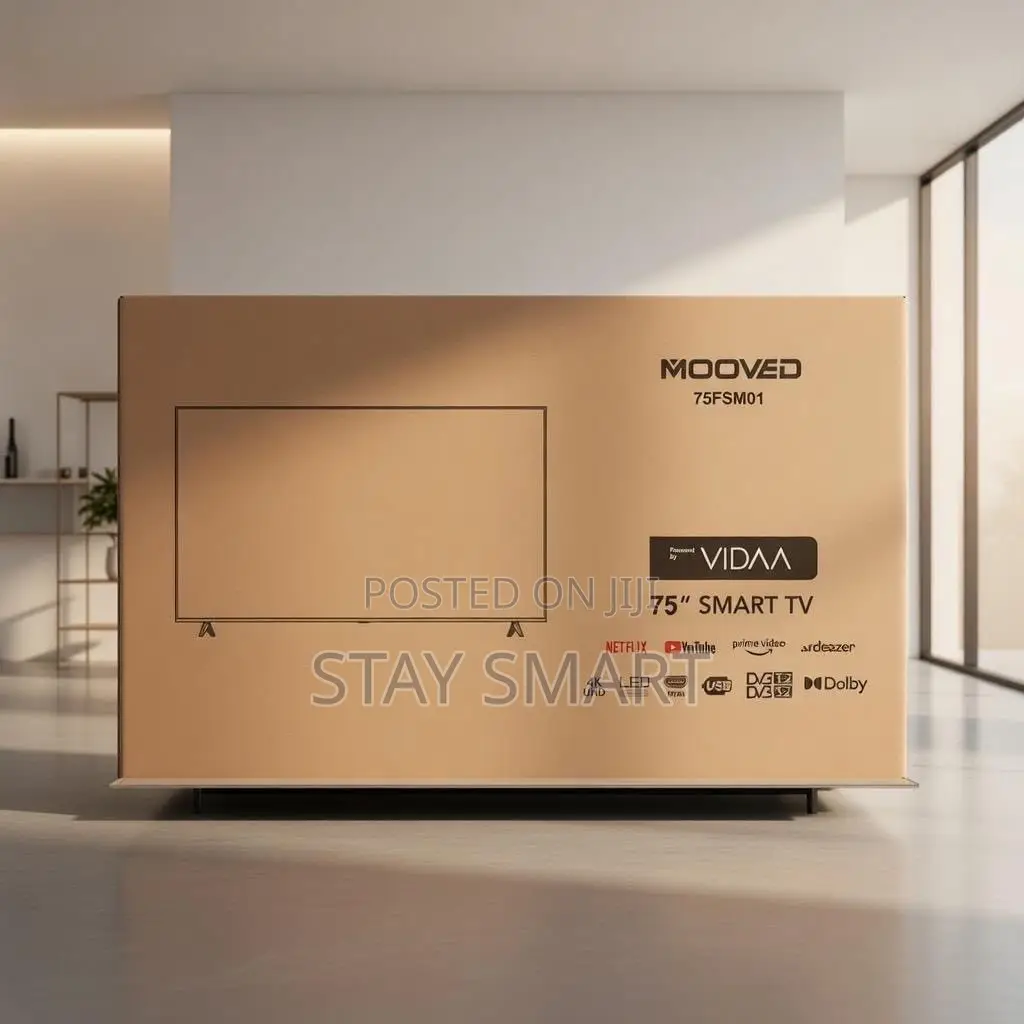 75 Inch Mooved LED Smart TV