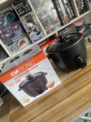Citronic 500W Automatic Rice Cooker - Perfect for Jollof (3L)
