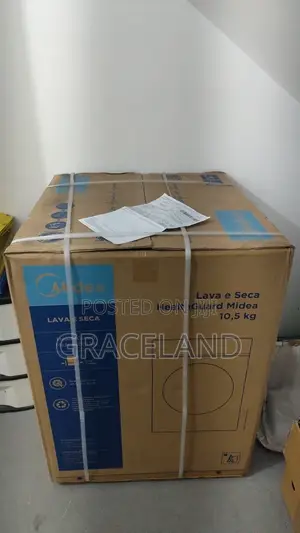 This Is Original Midea Front Loading Washing Machine With Faster Dryer