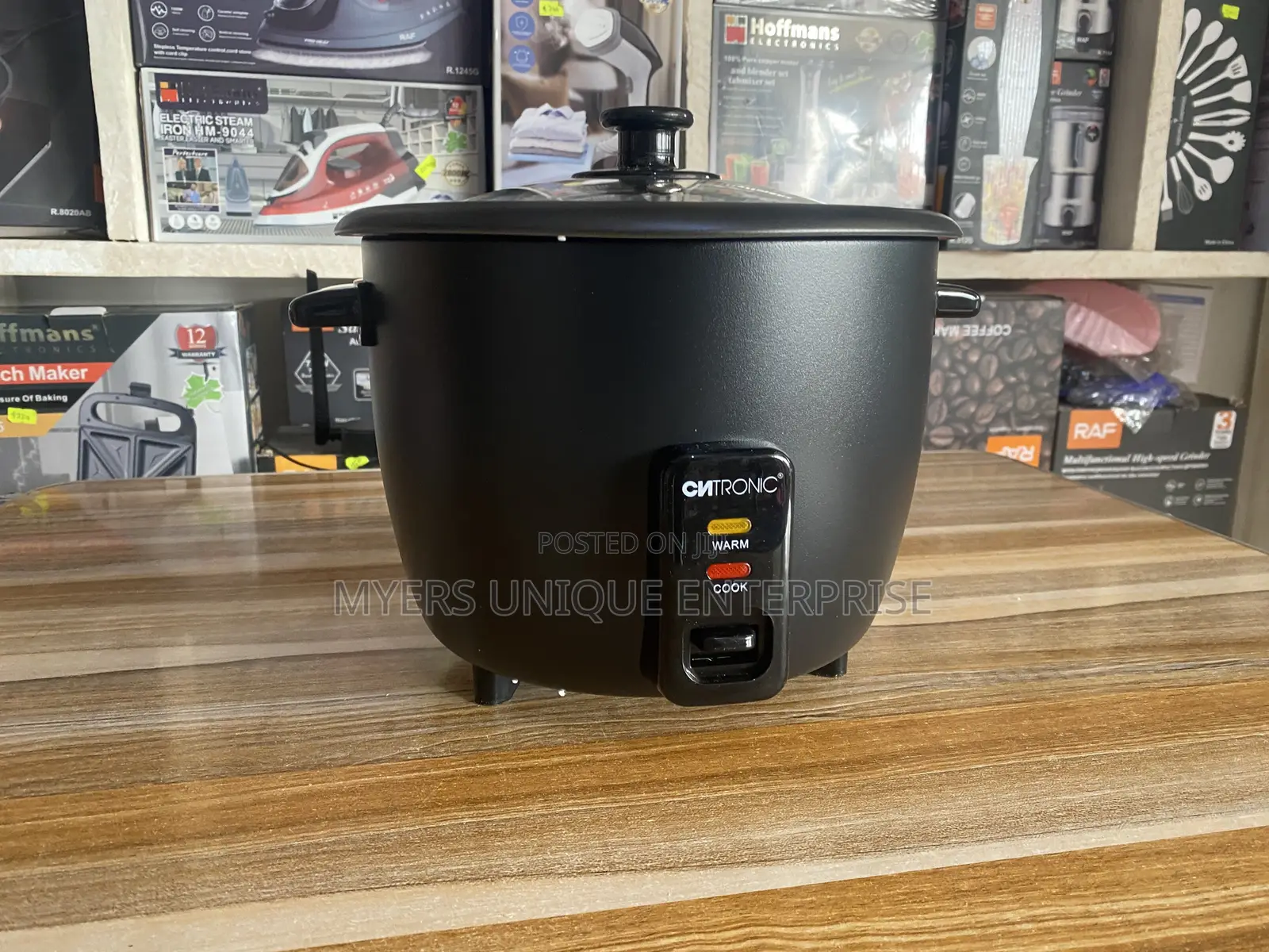 3L Citronic Automatic Rice Cooker - Non-Stick Easy to Clean