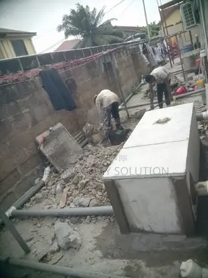 Slab for Biodigester and Plumbing