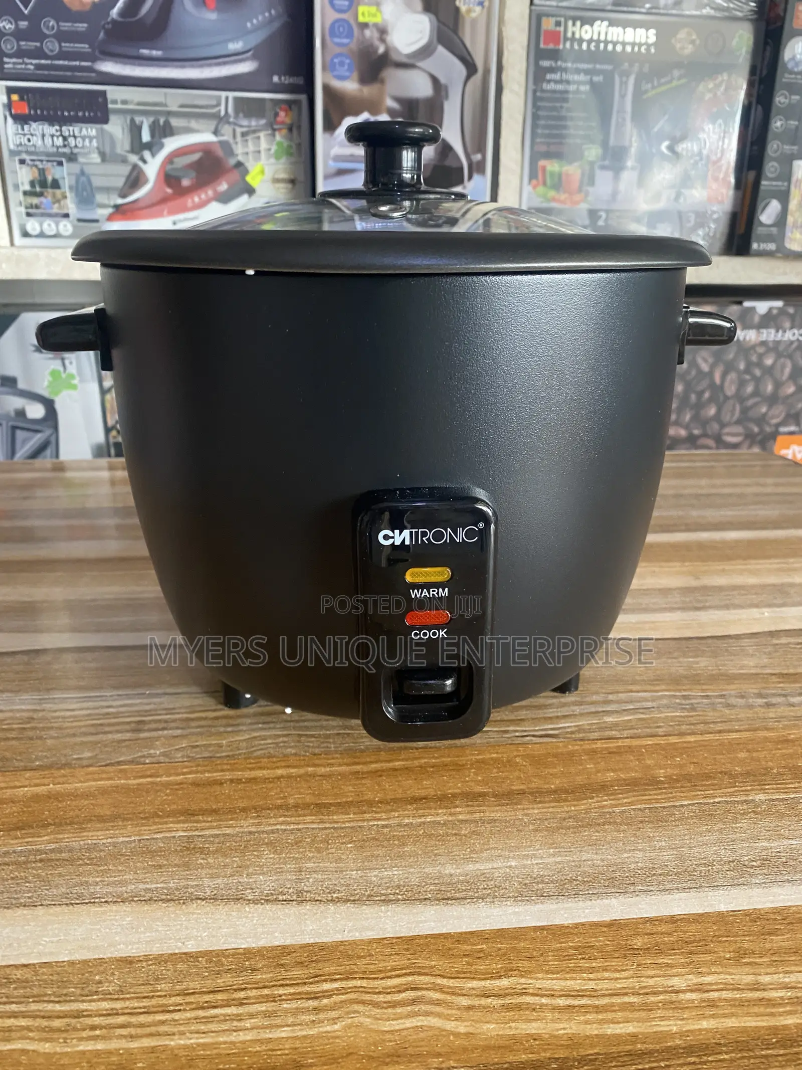 Original Citronic Black Automatic 3L Rice Cooker