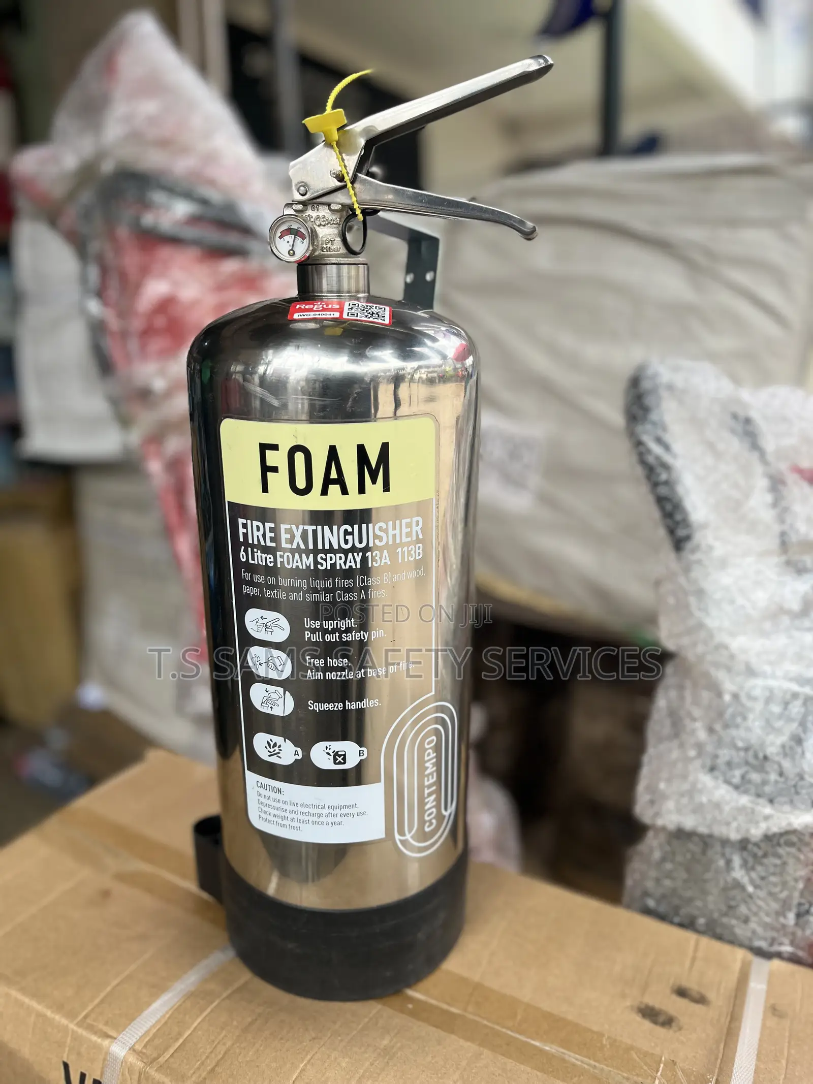 6 Litre Foam (AFFF) Fire Extinguisher