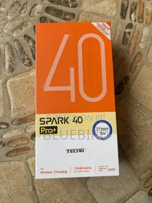 New Tecno Spark 40 Pro+ 256 GB Black