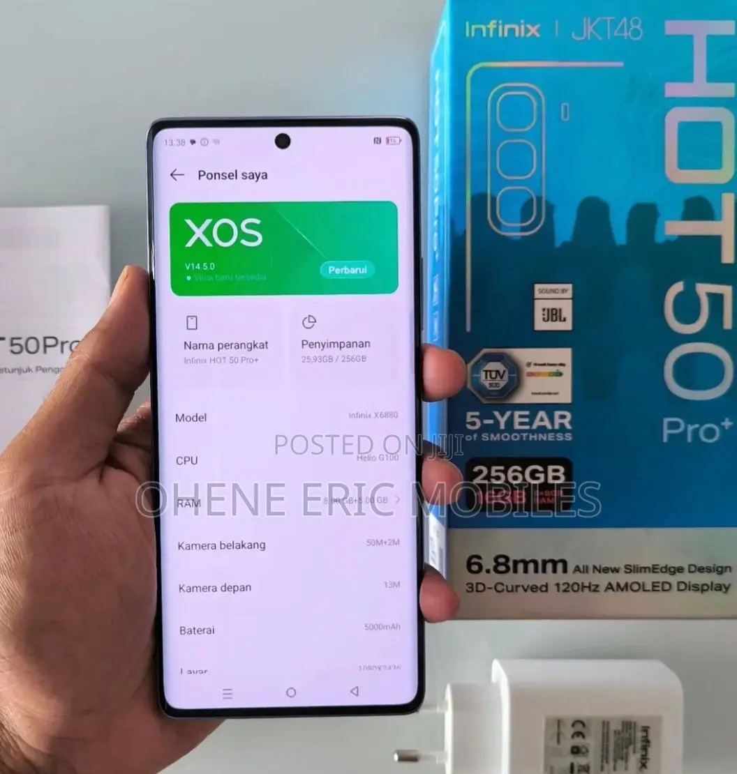 New Infinix Hot 50 Pro+ 4G 256 GB Purple