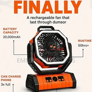 56hrs Non Stop Rechargeable Fan
