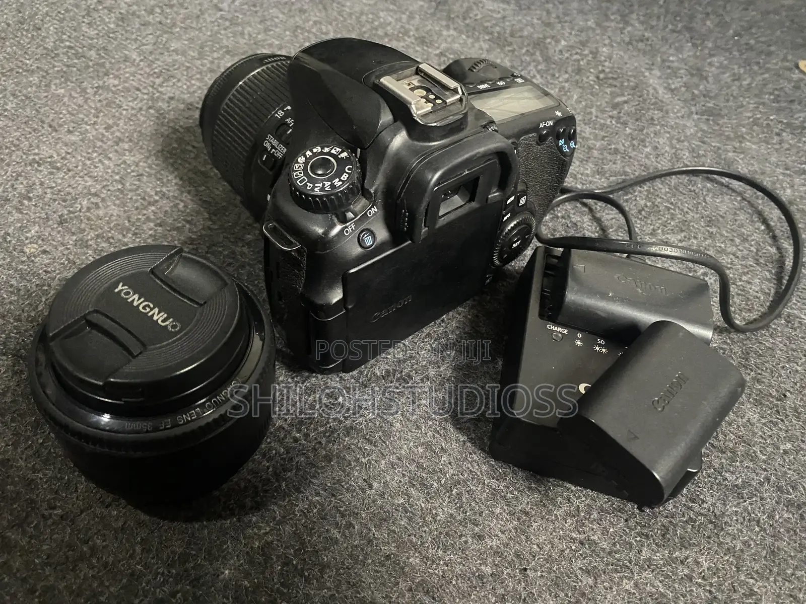 Canon Camera 60d With 2 Batteries and 2 Lens 18-55mm and 35 Mm