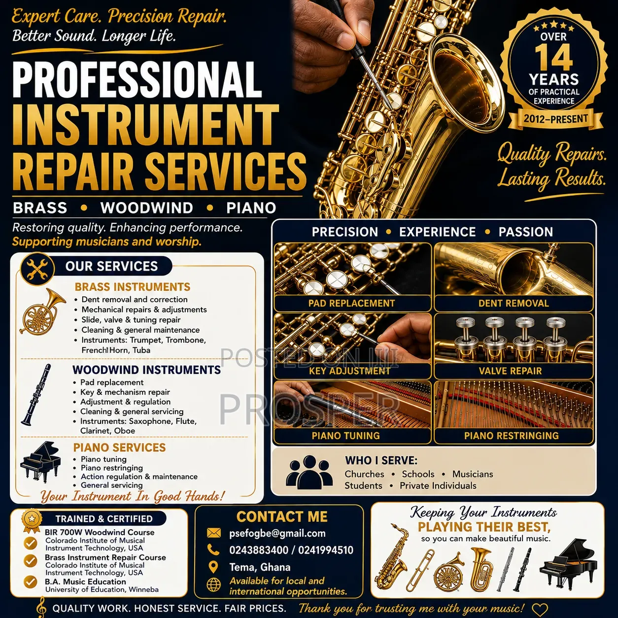 Instrument Repairs