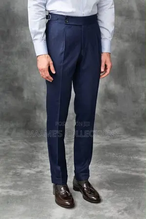 Men's High-Waisted Formal Office Trousers ( 32 , 34, 36 , 38, 40 )