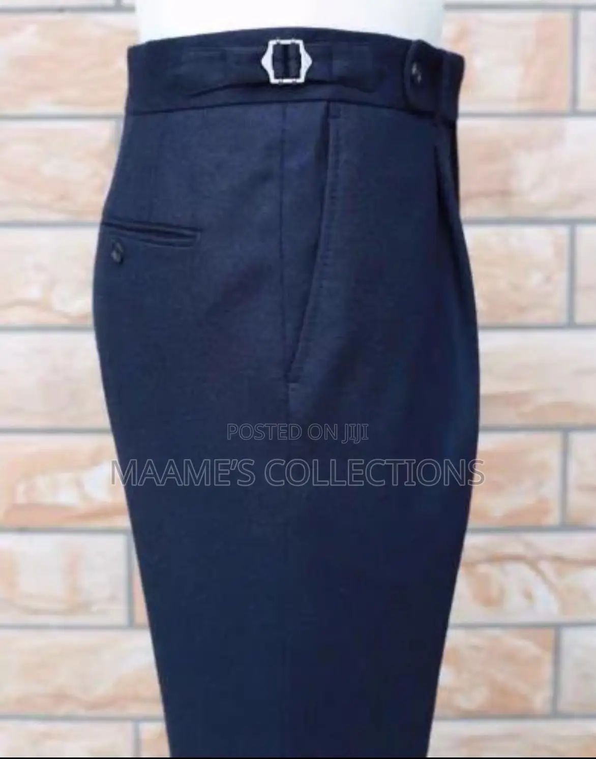 Men's High-Waisted Formal Office Trousers ( 32 , 34, 36 , 38, 40 )