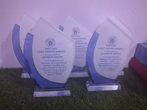 Crystal Award Plaque Branding and Plaque