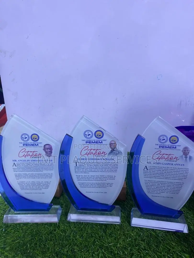 Crystal Award Plaque Branding and Plaque