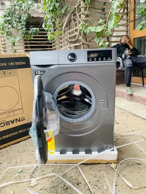 Shop the New Nasco Nasfl-Js10kg-S Front Load Washing Machine – 10kg