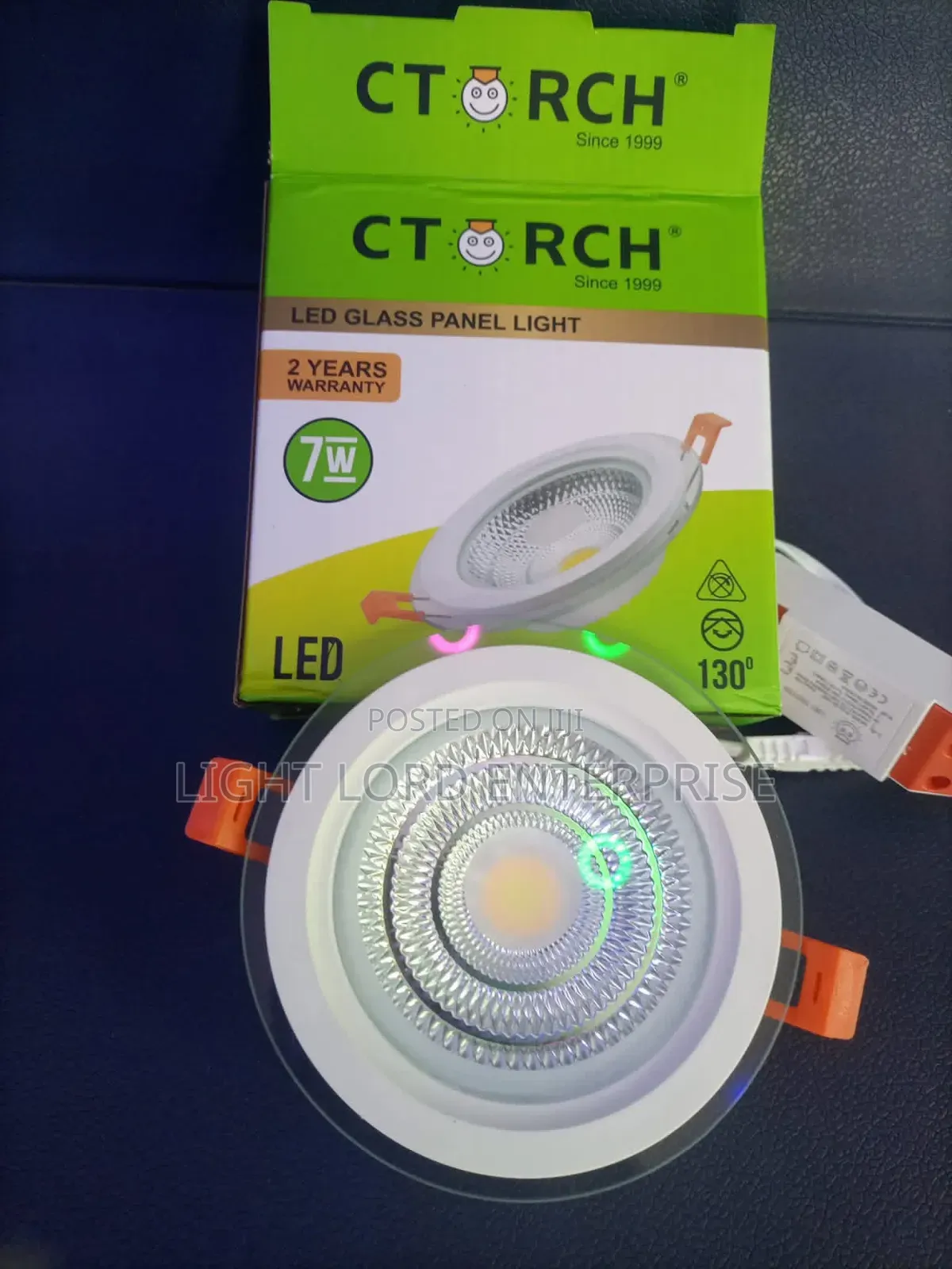 V) ( Tricolor 7watts Ctorch Ceiling Light
