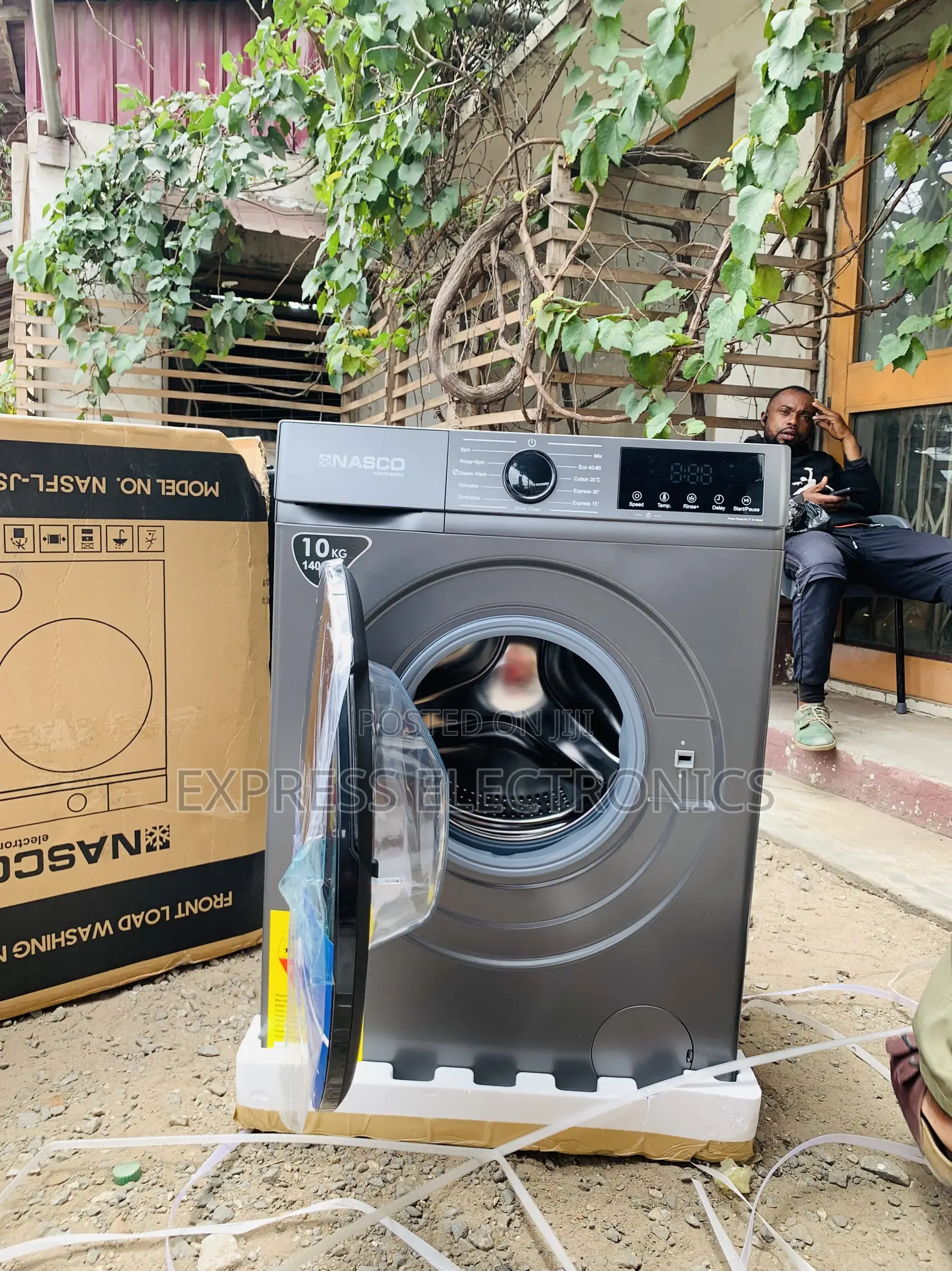 Text Us for Your Nasco Nasfl-Js10kg-S Front Load Washing Machine –10kg