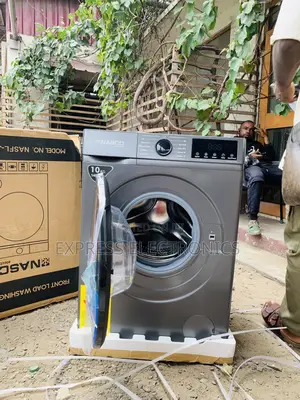 Place Your Order Nasco Nasfl-Js10kg-S Front Load Washing Machine– 10kg