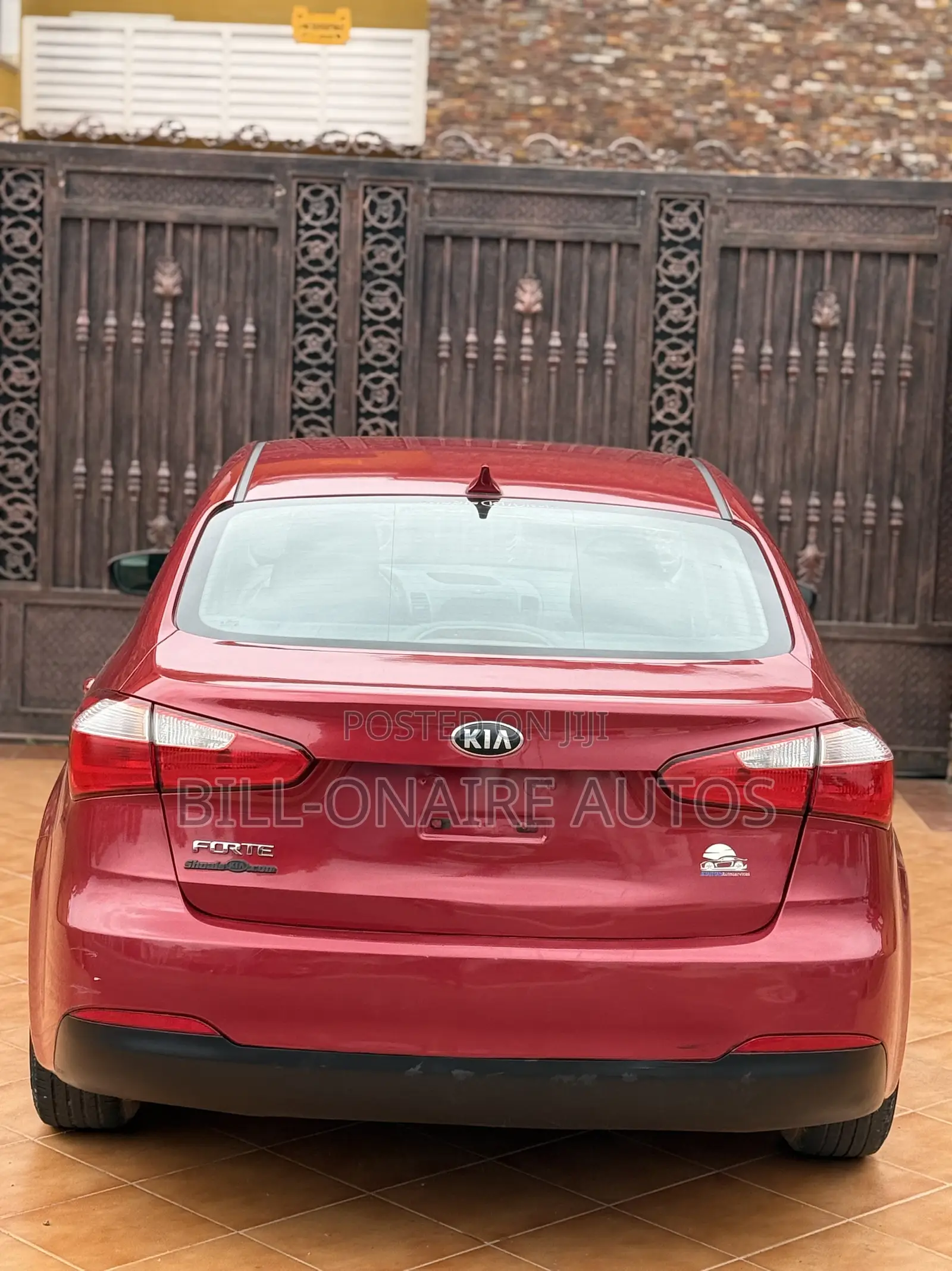 Kia Forte LX Sedan 2016 Red