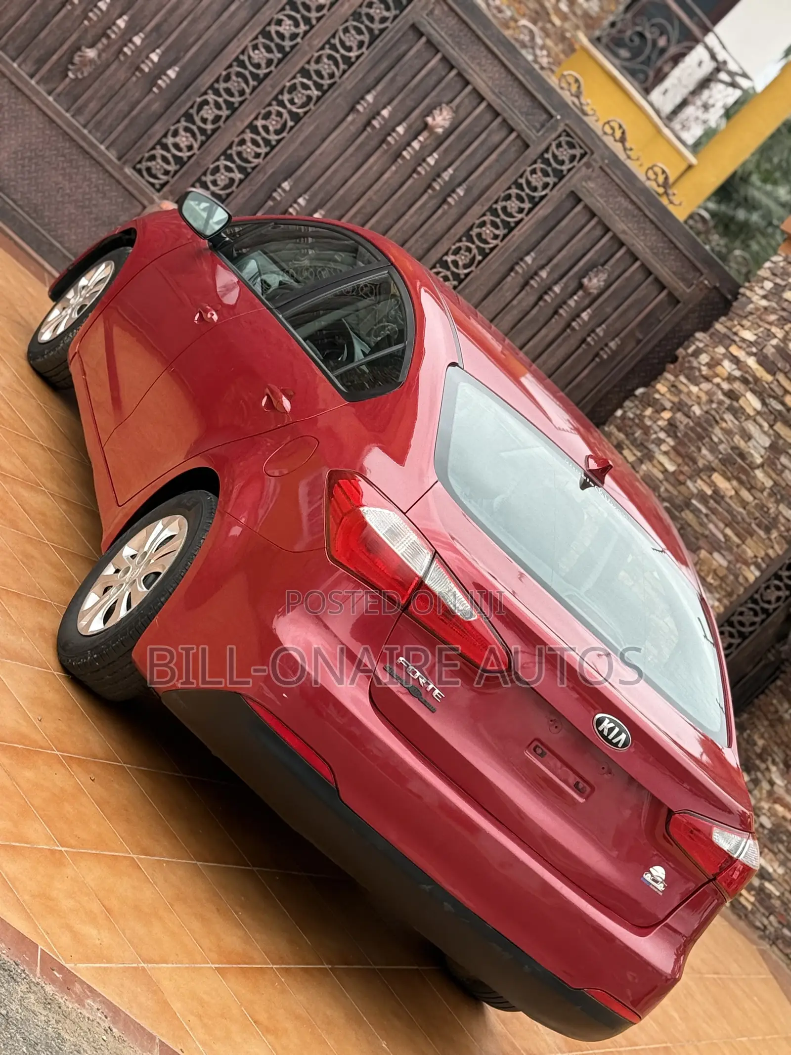 Kia Forte LX Sedan 2016 Red