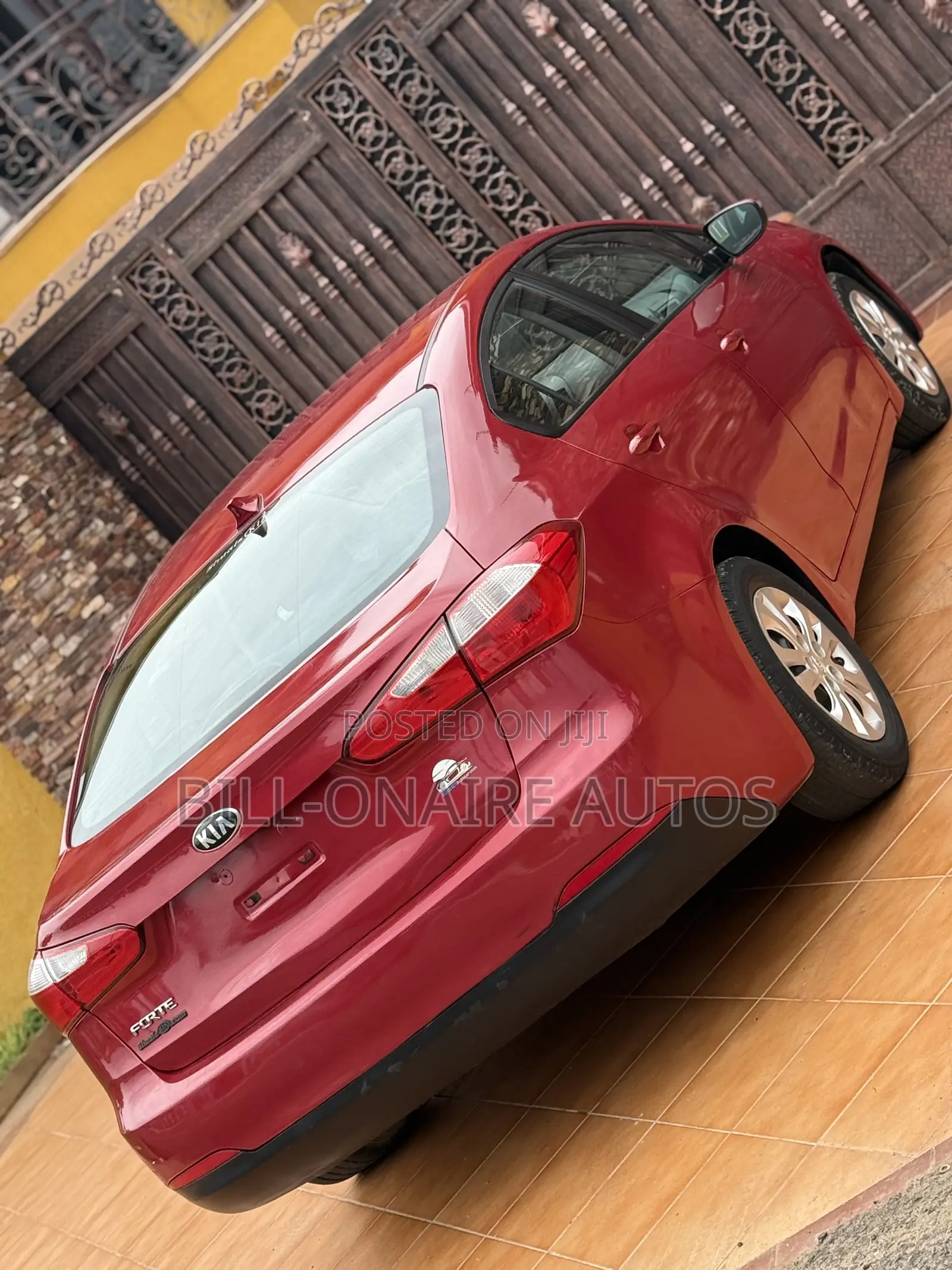 Kia Forte LX Sedan 2016 Red