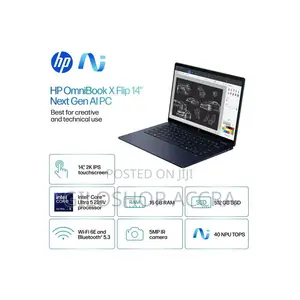 New Laptop HP OmniBook Ultra Flip 14" 16GB Intel Core Ultra 5 SSD 512GB