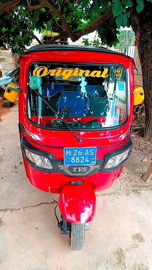 TVS King Deluxe Plus iTouch Start 2025 Red