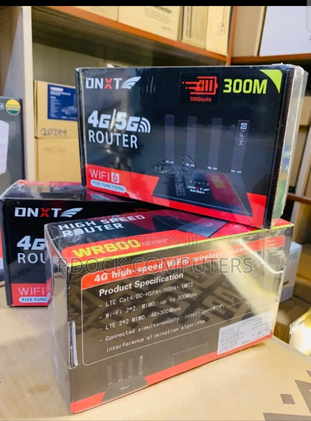 DNXT 4g/5g Pro WIFI6 LTE 5000mah Battery Router ( All Simcard)