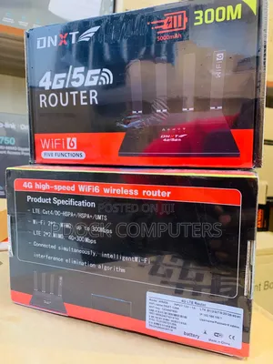 DNXT 4g/5g Pro WIFI6 LTE 5000mah Battery Router ( All Simcard)