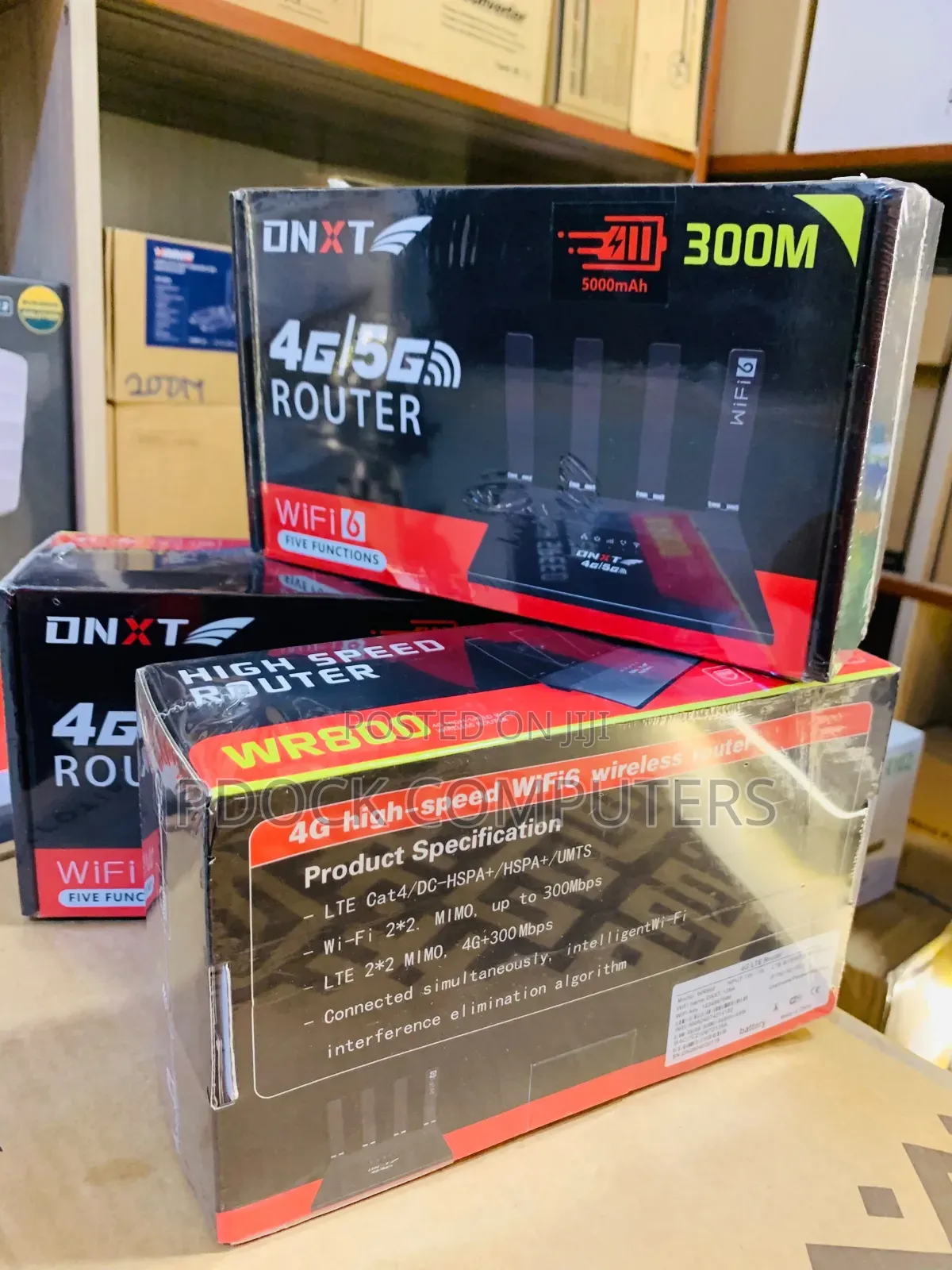 DNXT 4g/5g Pro WIFI6 LTE 5000mah Battery Router ( All Simcard)