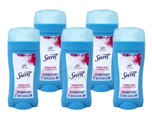 Secret Invisible Solid Antiperspirant and Deodorant - 5 Pack