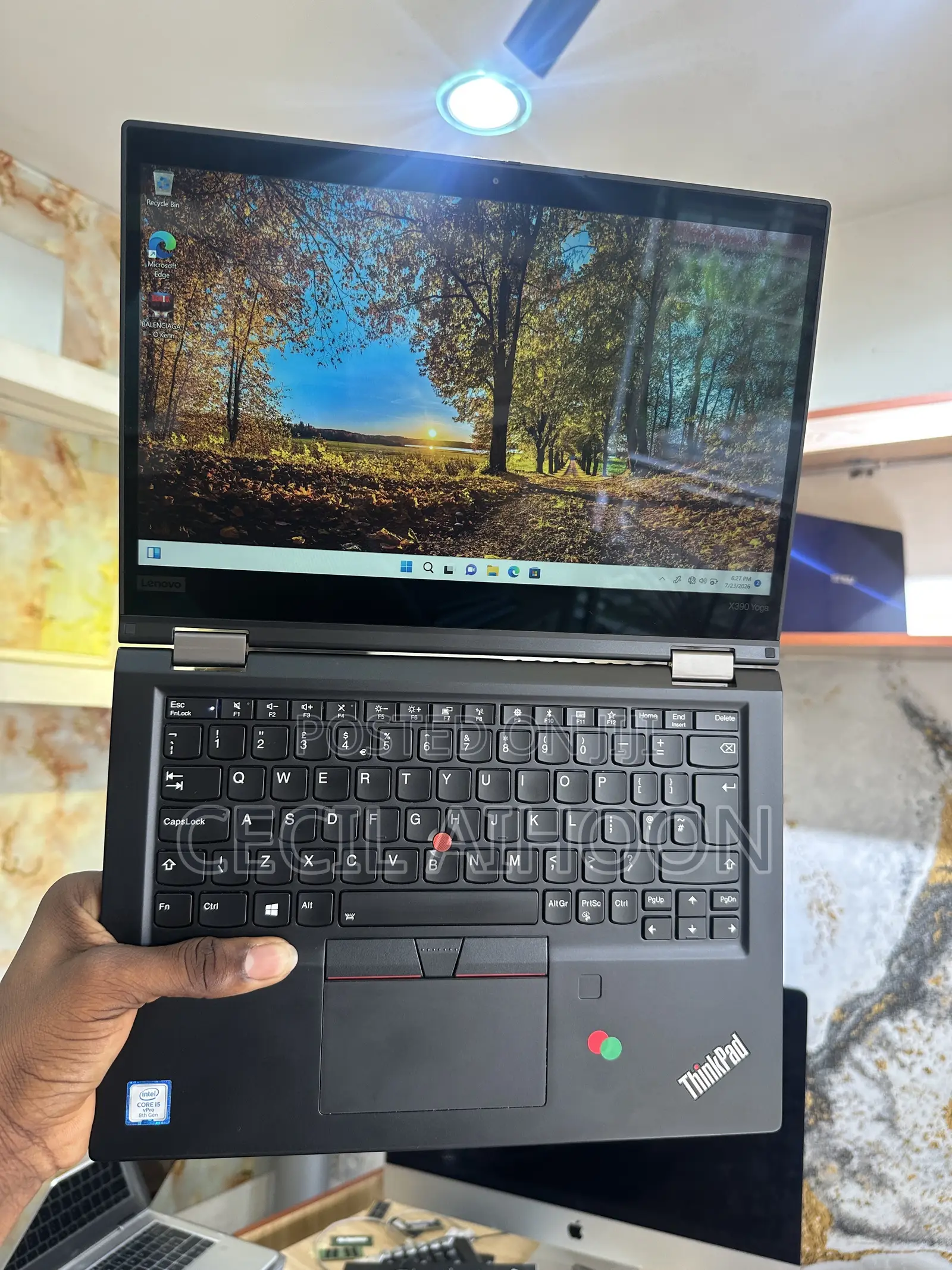 Laptop Lenovo ThinkPad X390 16GB Intel Core i7 SSD 256GB